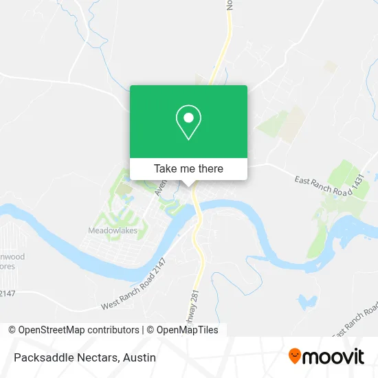 Packsaddle Nectars map