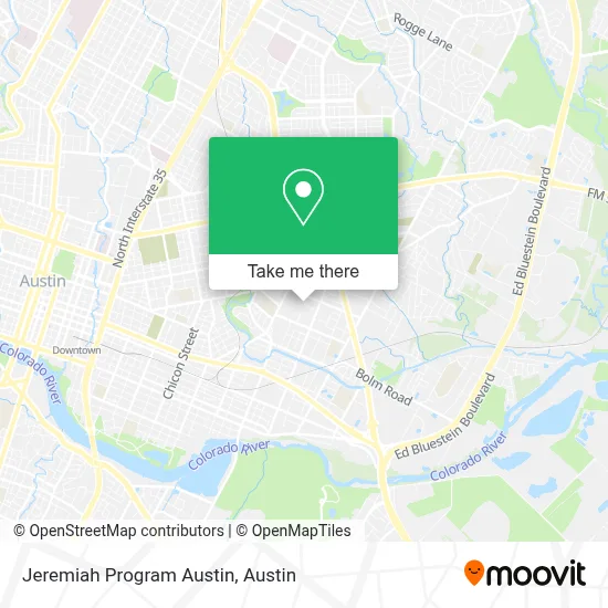 Jeremiah Program Austin map