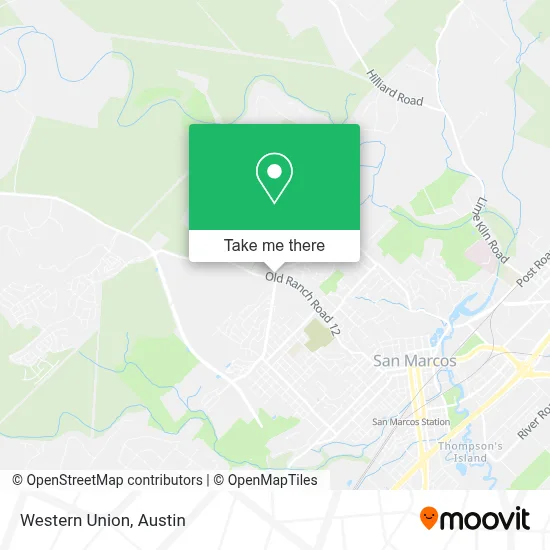 Western Union map