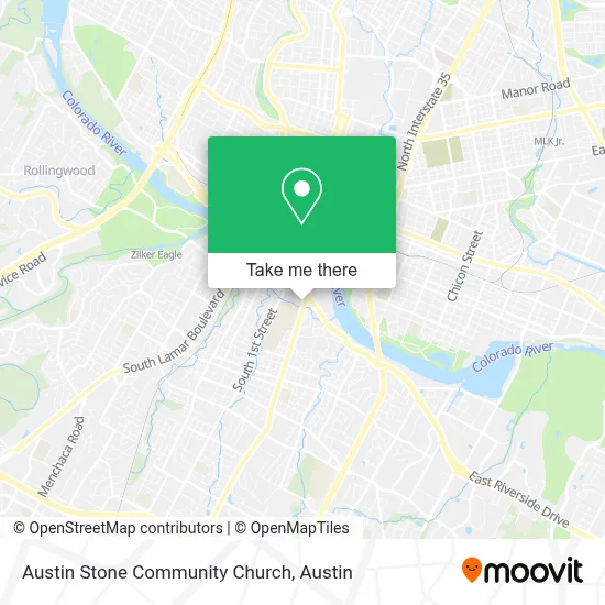 Austin Stone Community Church map
