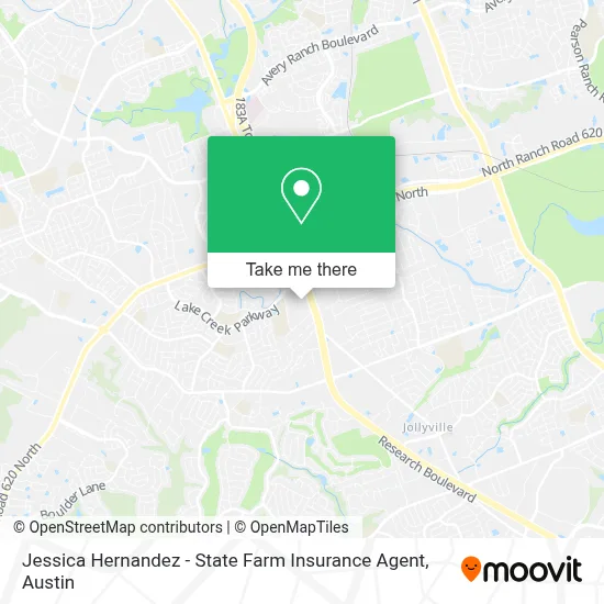 Jessica Hernandez - State Farm Insurance Agent map