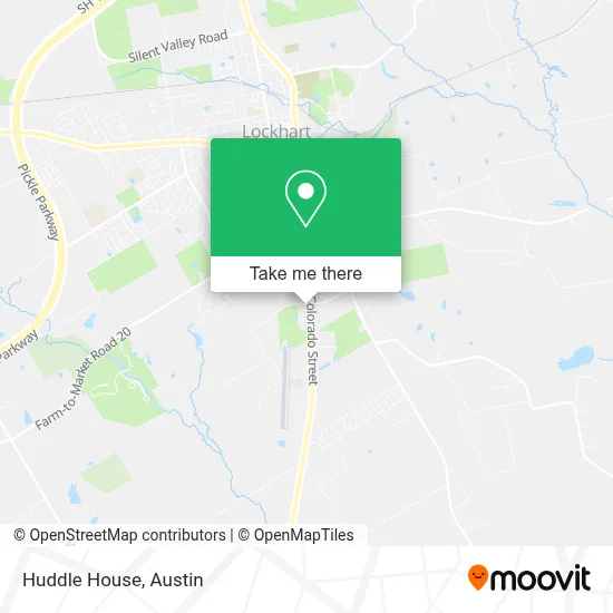 Huddle House map