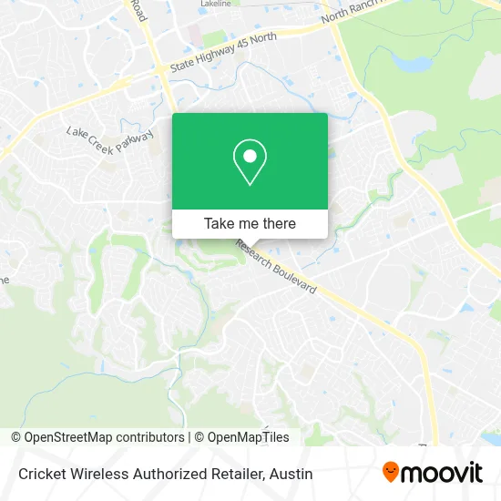 Cricket Wireless Authorized Retailer map