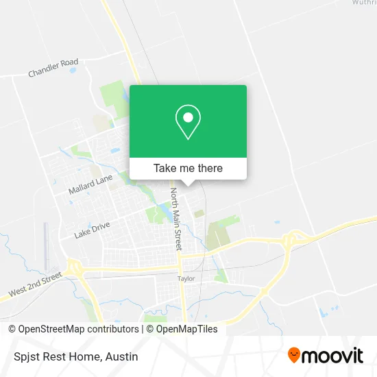 Spjst Rest Home map
