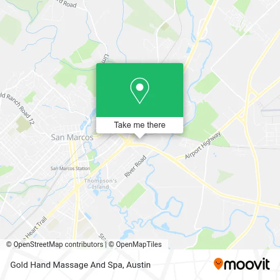 Gold Hand Massage And Spa map