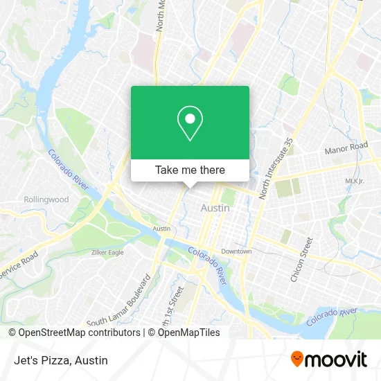 Jet's Pizza map