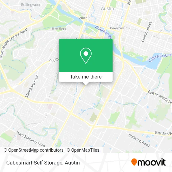 Cubesmart Self Storage map