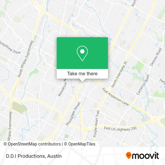 D.D.I Productions map
