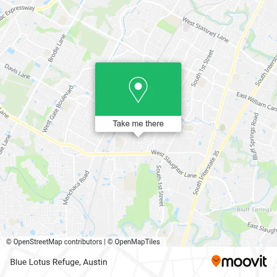 Blue Lotus Refuge map