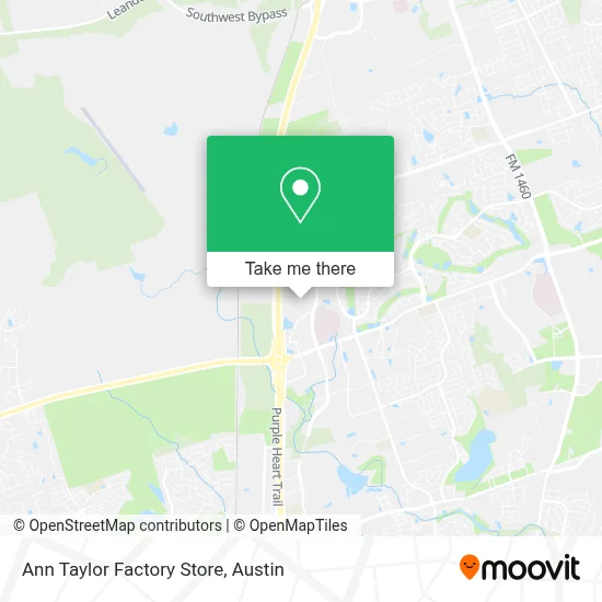Ann Taylor Factory Store map