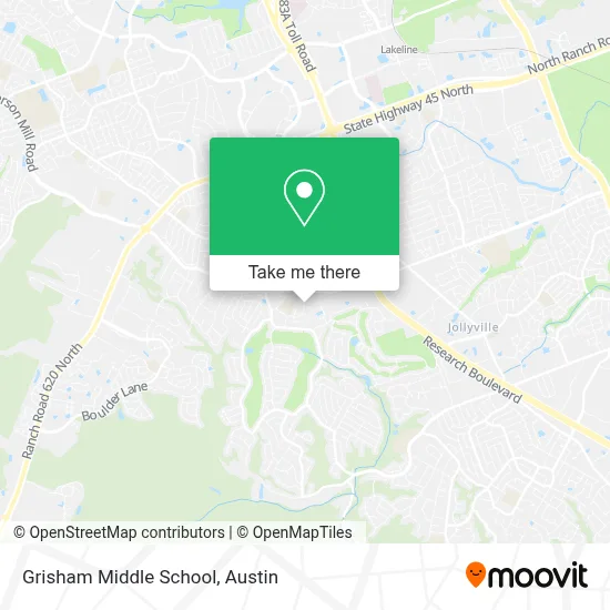Grisham Middle School map