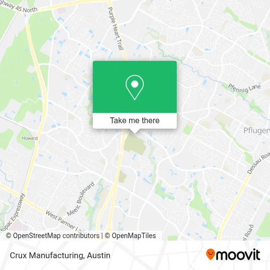 Crux Manufacturing map
