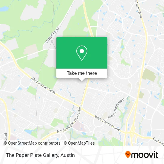 The Paper Plate Gallery map