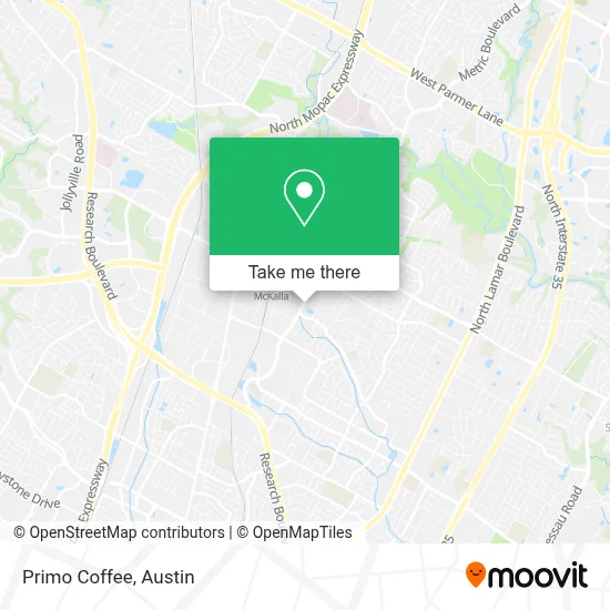 Primo Coffee map