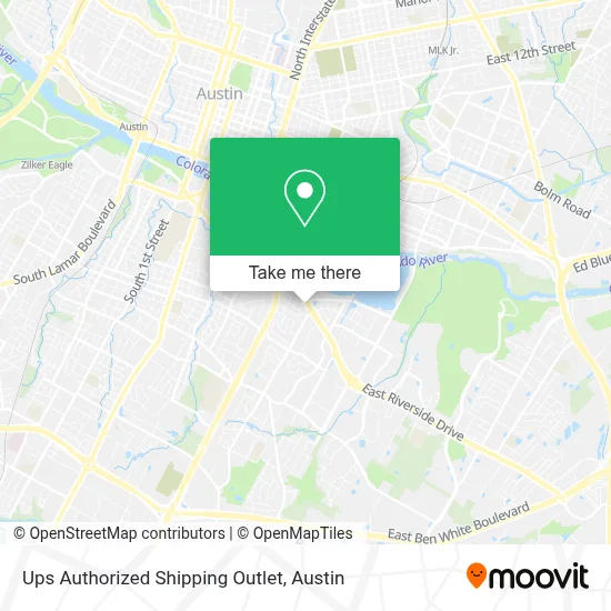 Ups Authorized Shipping Outlet map