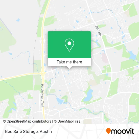 Bee Safe Storage map