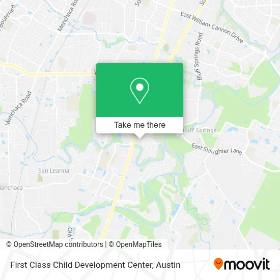 First Class Child Development Center map