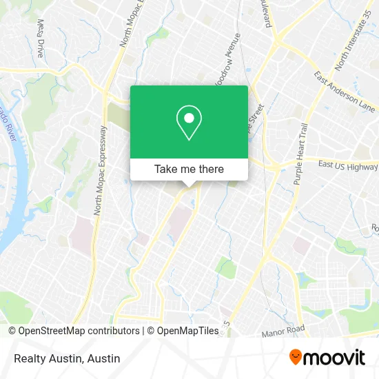 Realty Austin map
