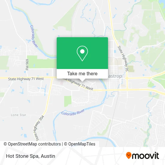 Hot Stone Spa map