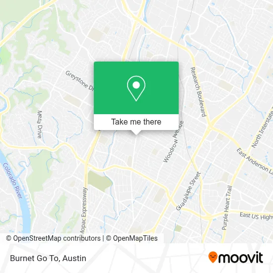 Burnet Go To map