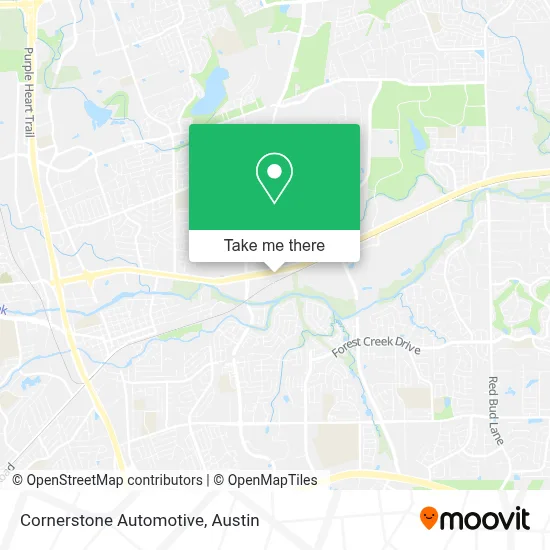 Cornerstone Automotive map