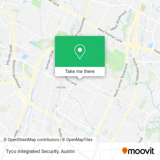 Tyco Integrated Security map
