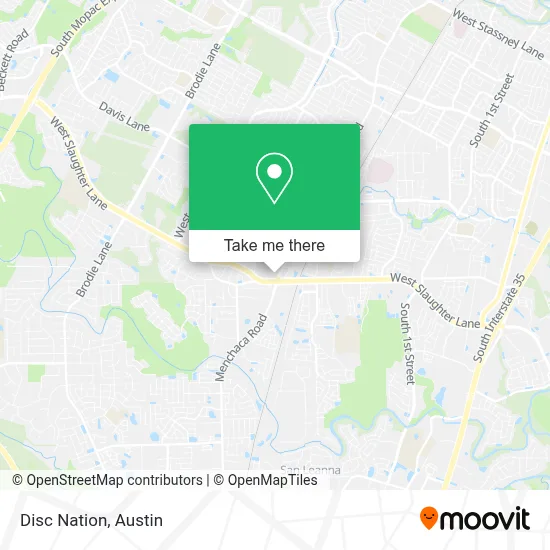 Disc Nation map
