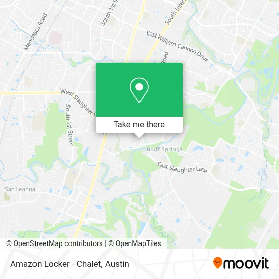 Amazon Locker - Chalet map