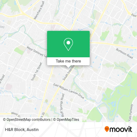 H&R Block map