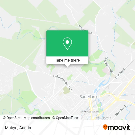Mabyn map