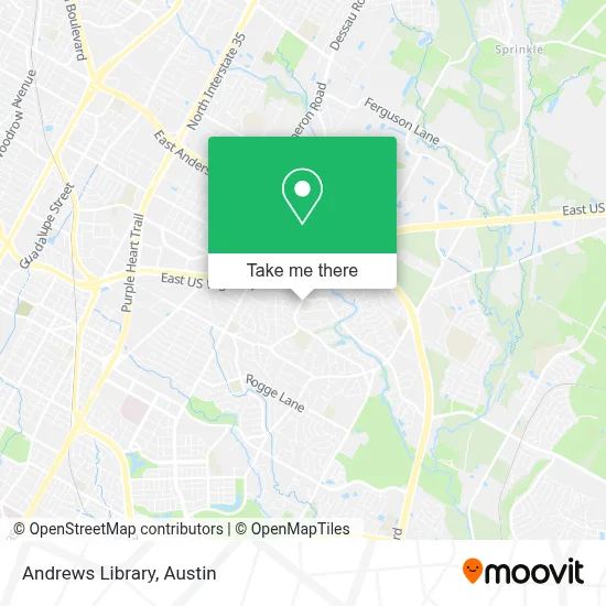 Andrews Library map