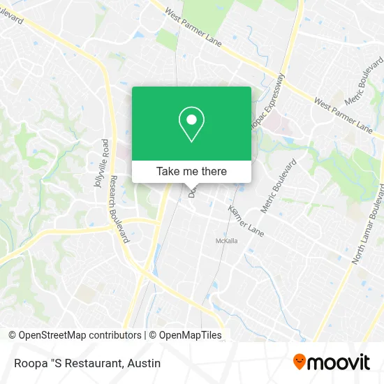 Roopa "S Restaurant map