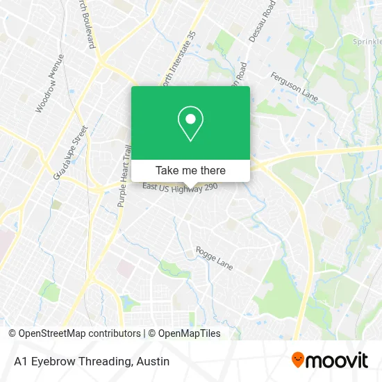 A1 Eyebrow Threading map