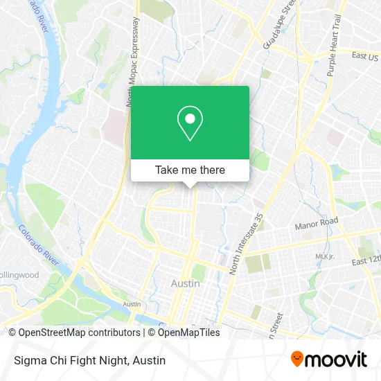 Sigma Chi Fight Night map