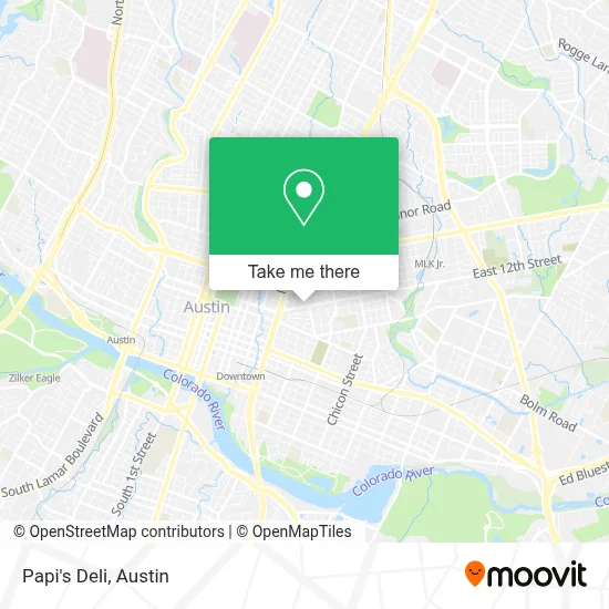 Papi's Deli map