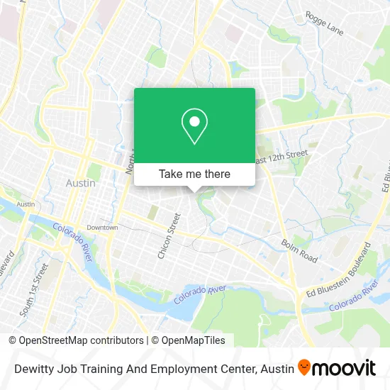 Dewitty Job Training And Employment Center map