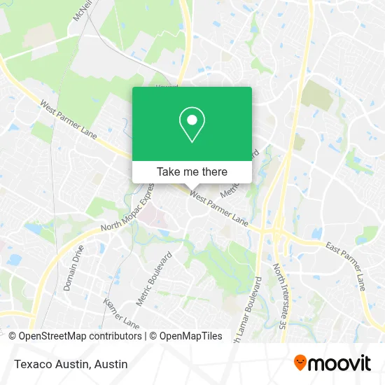 Texaco Austin map