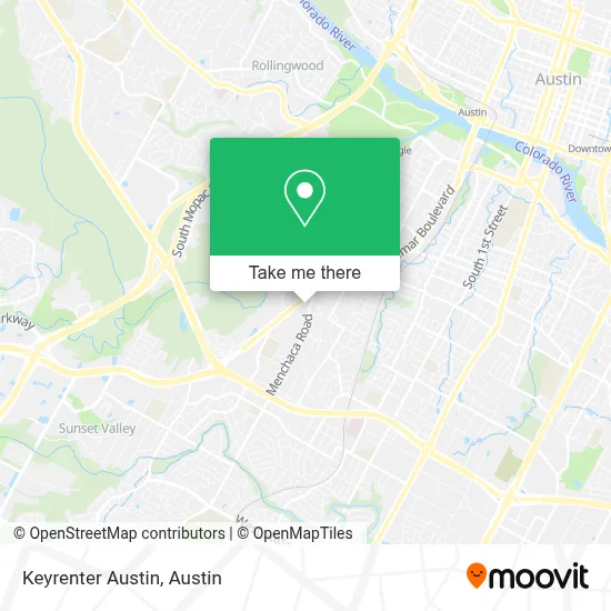 Keyrenter Austin map