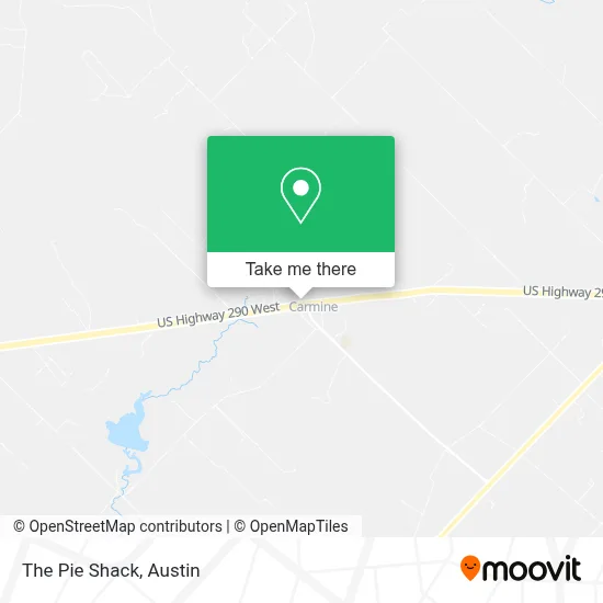 The Pie Shack map