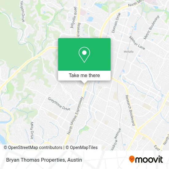 Bryan Thomas Properties map