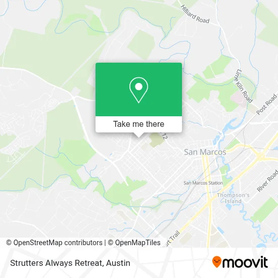 Strutters Always Retreat map