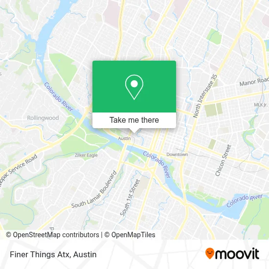 Finer Things Atx map