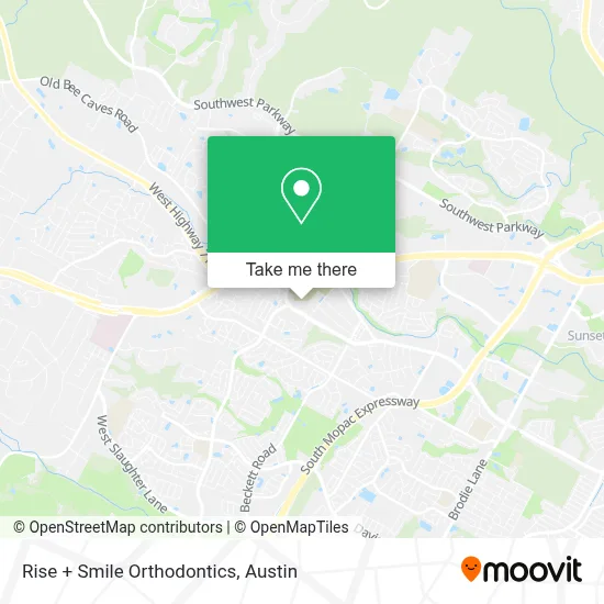 Rise + Smile Orthodontics map