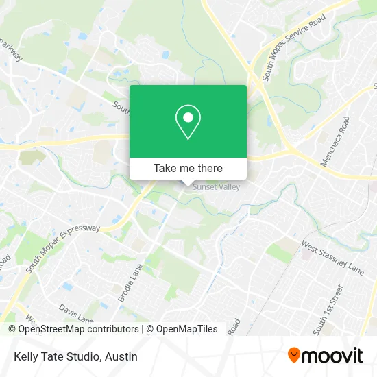 Kelly Tate Studio map