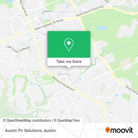 Austin Pc Solutions map