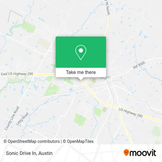 Sonic Drive In map