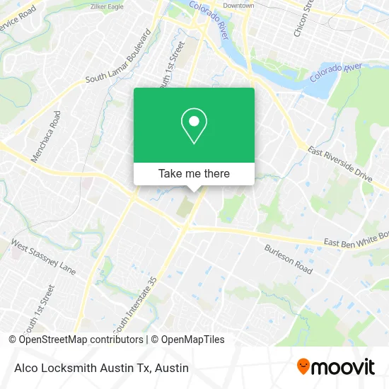 Alco Locksmith Austin Tx map
