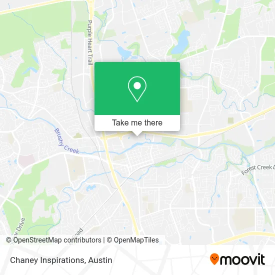 Chaney Inspirations map