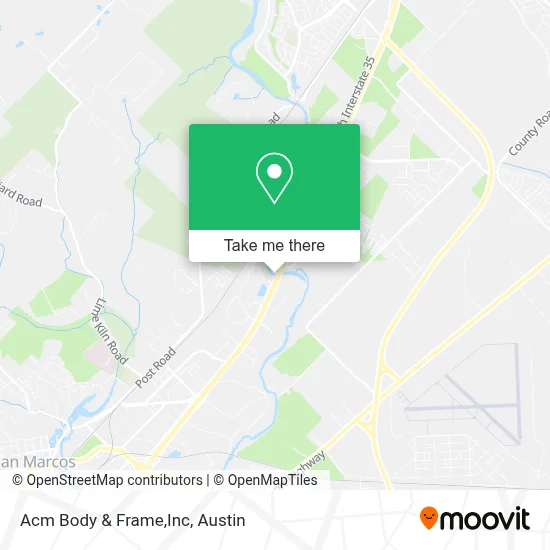 Acm Body & Frame,Inc map