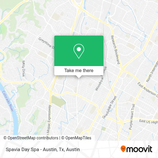 Spavia Day Spa - Austin, Tx map